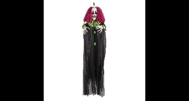 Boland Terror clown - 130 cm - halloween/horror - hangdecoratie