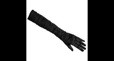 Boland Verkleed handschoenen voor dames - lang model - zwart