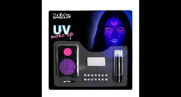 Boland Verkleed Schmink set Heks - UV Neon - Halloween - blacklight