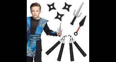 Boland Verkleed speelgoed Ninja - wapens - 7x - kunststof - kinderen