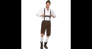 Bruine tiroler verkleedkleding voor heren