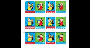 Bumba thema verjaardag vlaggenlijn - 3x - 6m - Feestartikelen
