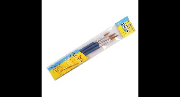 Centrum Penselen - set van 3x stuks - schilderen - kwasten - hobby