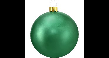 Christmas Decoration mega kerstbal - 65 cm - groen - opblaasbaar