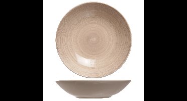 Cosy & Trendy Dinerbord Turbolino - diep - bruin - 21 cm