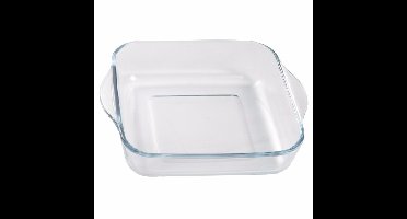 Cosy & Trendy Ovenschaal van glas - 22x22x5 cm - 1,8 L - braadslede