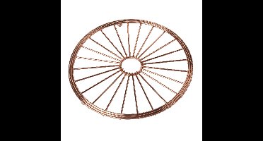 Cosy & Trendy ronde pannen onderzetters - metaal - koper - D20 cm
