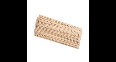 Cosy & Trendy Sat? prikkers - 100x stuks - hout - L25 cm