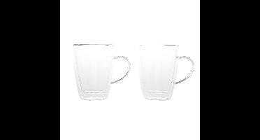 Cosy & Trendy Theeglazen - dubbelwandig - glas - 250 ml