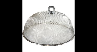 Cosy & Trendy Voedselkap - 30 cm - grijs - metaal - vliegenkap
