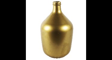 Countryfield vaas - mat goud - glas - XL fles - D23 x H38 cm