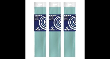 Crepe papier platte vellen - 5x - lichtblauw - 250 x 50 cm - Knutsel papier