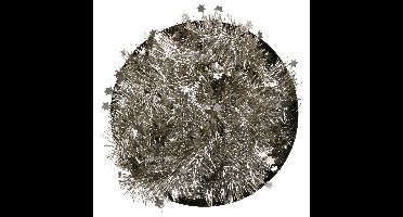 Decoris Kerstslinger - sterren - licht champagne - 270 x 10 cm