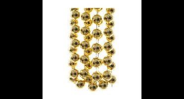 Decoris kralenslinger XXL - goud - 270 cm - D2 cm - kunststof