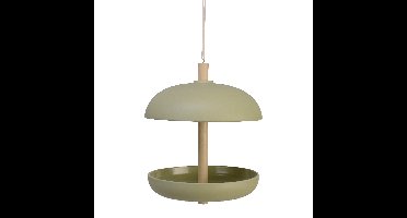 Decoris Vogelvoedersilo - hangend - bamboe - lichtgroen - 25 cm