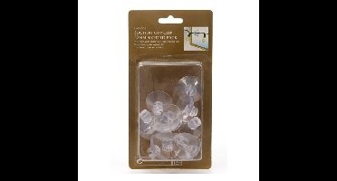 Decoris zuignappen ophanghaakjes - 24x st - voor kerstverlichting