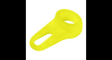 Deltafix Block it Deurwig - geel - TPE kunststof - 12 x 3,8 cm - deurstopper