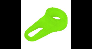 Deltafix Block it Deurwig - groen - TPE kunststof - 12 x 3,8 cm - deurstopper