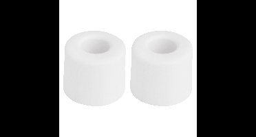Deltafix Deurbuffer - 2x - deurstopper - wit - rubber - 35 x 30 mm