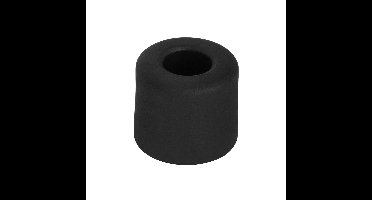 Deltafix Deurbuffer - deurstopper - zwart - rubber - 30 x 25 mm