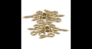 Deltafix Schroefogen - 40x - verzinkt metaal - 16 x 6 mm - ijzerwaren