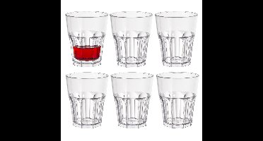 Duni Drinkglas - 6x - onbreekbaar kunststof - 240 ml