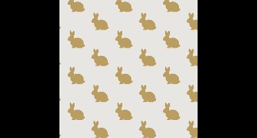 Duni Paas thema servetten Bunny - 20x - Pasen print - 24 x 24 cm