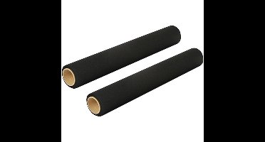 Duni Tafelloper - 2x - papier - zwart - 480 x 40 cm - placemats