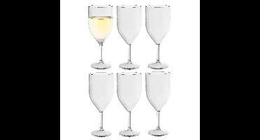 Duni Wijnglas - 6x - onbreekbaar kunststof - 230 ml
