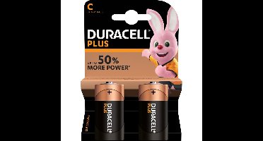 Duracell C batterijen - 2x stuks - LR14 MN1400 - 1,5V - alkaline