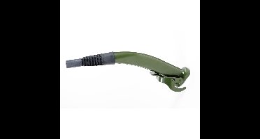 EDA Flexibele metalen schenktuit voor jerrycans - 40 cm - groen