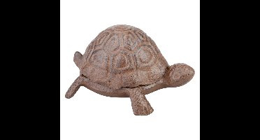 Esschert design Sleutelverstopdoosje Schilpad - bruin - gietijzer