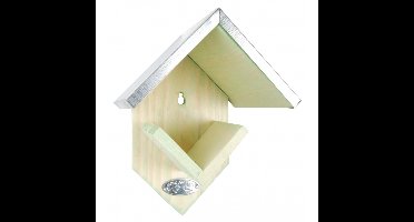 Esschert Design vogelvoederhuisje - hout - voor pindakaas - 20 cm - buitenvogels