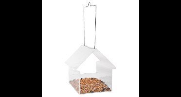 Esschert Design Vogelvoederhuisje - transparant - 15 cm