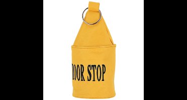 Esschert deurstopper Neon - 2,5 kg - canvas - geel - 13 x 13 x 28.5 cm