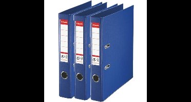 Esselte Ringband mappen/ordners - 8x - blauw - A4 - kantoorartikelen