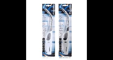 Excellent Houseware Aansteker - 2x - flexibel - willekeurige kleur