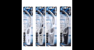 Excellent Houseware Aansteker - 4x - flexibel - willekeurige kleur