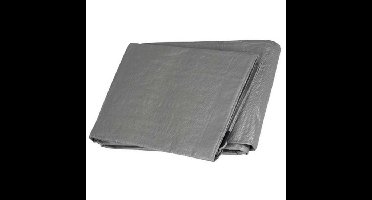 Excellent Houseware Afdekzeil-dekzeil - grijs - 4 x 6 meter