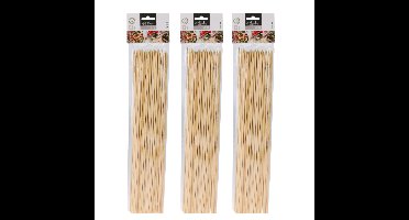 Excellent Houseware BBQ Sate/spiesjes prikkers - 150x - bamboe - 40 cm