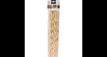 Excellent Houseware BBQ Sate/spiesjes prikkers - 50x - bamboe - 40 cm