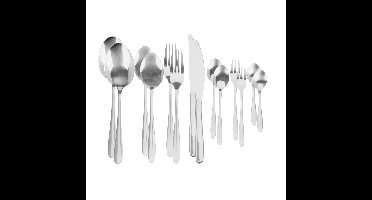 Excellent Houseware Bestekset Tableware Collection - 78-delig - zilver - RVS - 12 personen