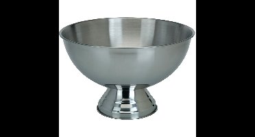 Excellent Houseware Champagnekoeler - op voet - rvs - 39x24 cm