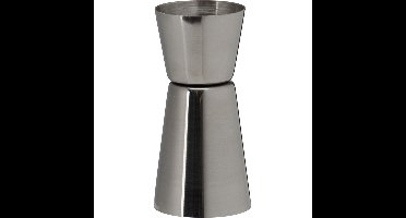 Excellent Houseware Cocktail/bar maatje - 2-in-1 - RVS - 22/45 ml