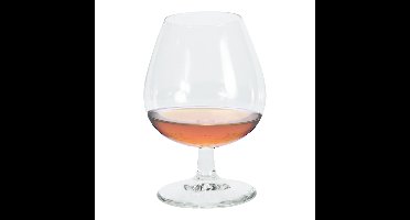 Excellent Houseware Cognac glazen - 4x stuks - glas - 350 ml