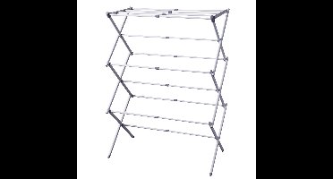 Excellent Houseware droogrek - wit - metaal - 75 x 40 x 104 cm