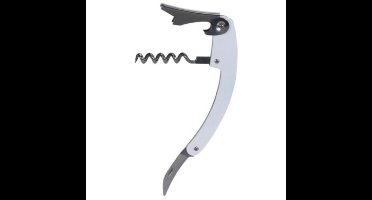 Excellent Houseware flesopener/kurkentrekker - kelnersmes - wit