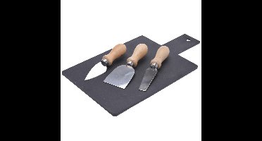 Excellent Houseware Kaasplank-serveerplank - van leisteen