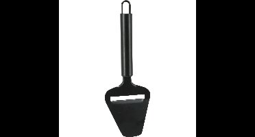 Excellent Houseware kaasschaaf - zwart - RVS - 21 cm