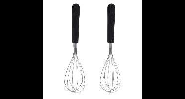 Excellent Houseware keukengerei garde - 2x - klopper - 31 cm - rvs
